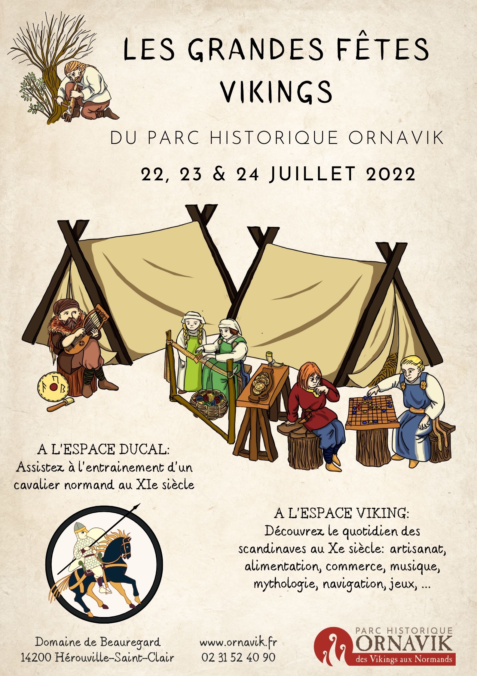 Les grandes fêtes vikings du parc historique ornavik