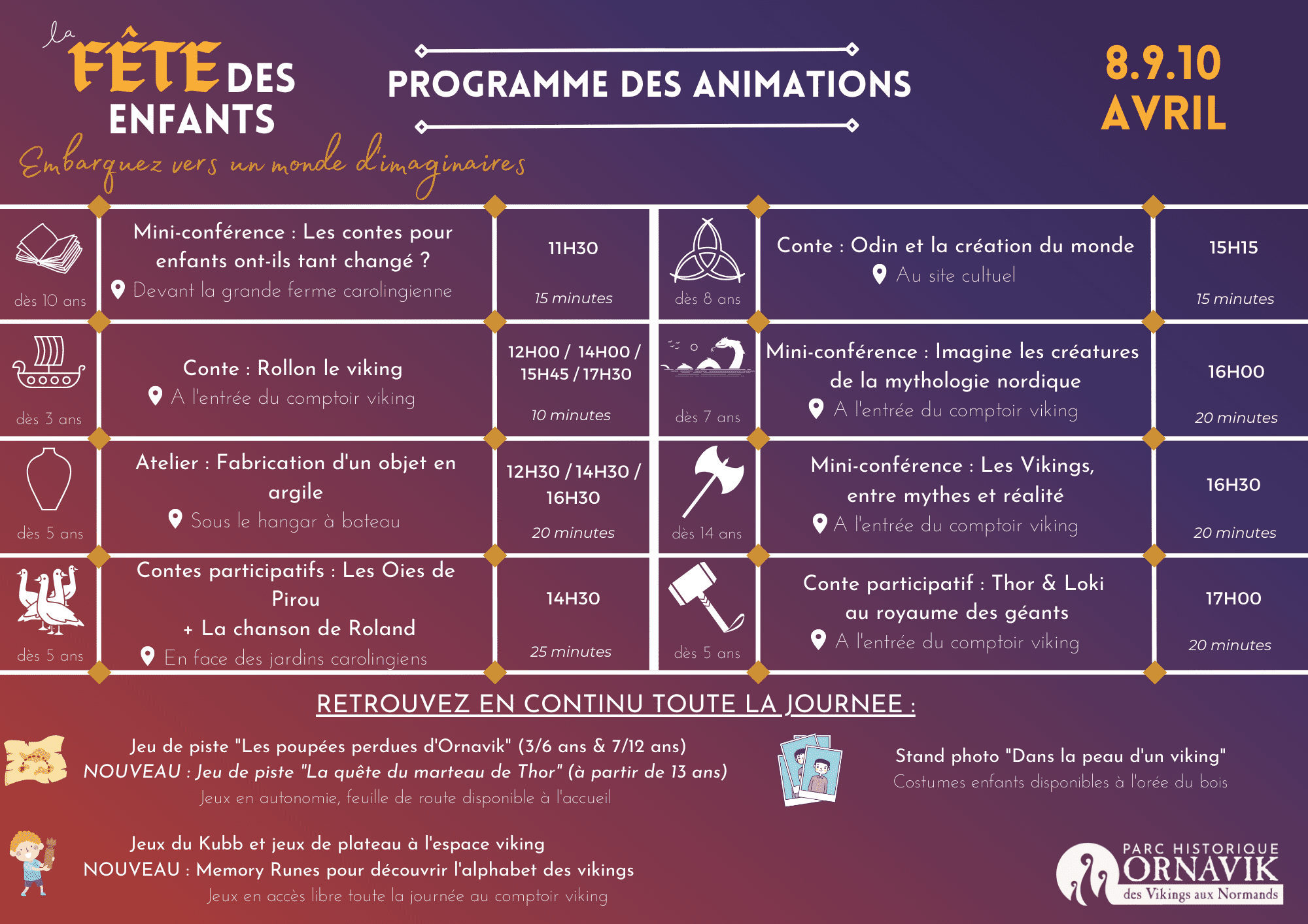 Programme Fête des Enfants